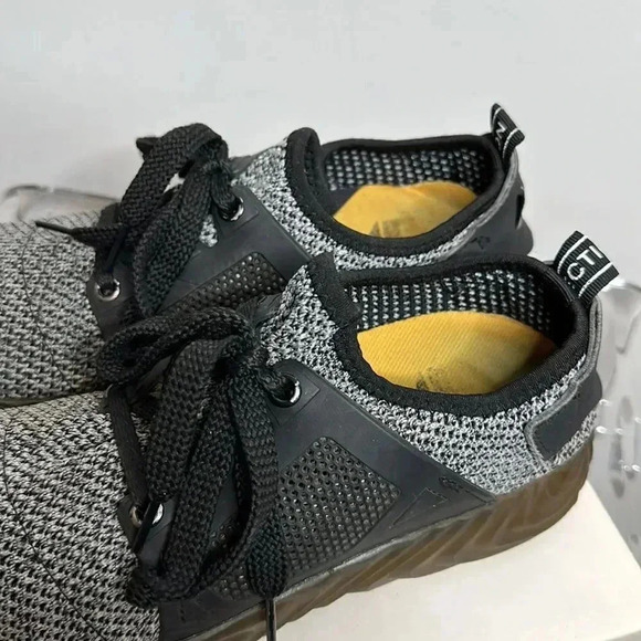 Indestructible Beyond Protection Black White Soft Steel Toe Mens Sneakers Sz 40 - Picture 6 of 13